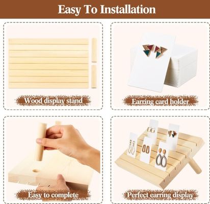 Functional Multifunction Earring Holder for Organized Jewelry Display and Storage
