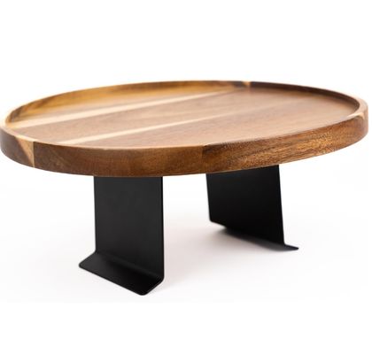 Customized Logo Acacia Couch Tray for Eco-friendly Adjustable Wooden Sofa Arm Table