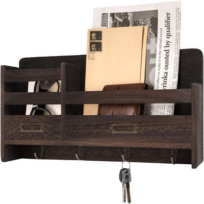 Wall Mounted Shelf Clothes Hanging Key Holder for Wall Decorative Customized Logo