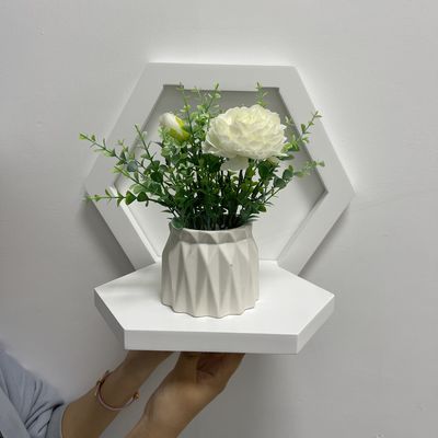 Space-saving PANEL Wood Wall Shelf for Displaying Flowers and Organizing Home Items