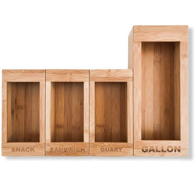 Convenient Hinged Lid Baggie Organizer Custom Printing for All Your Storage Solutions