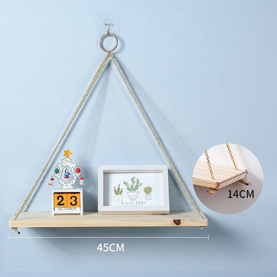 High Quantity Advantage Modern Solid Wood Hanging Floating Wall Shelf for Your Office