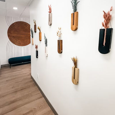 Modern Design Style Propagation Station for Wooden Wall Planter and Home Decor