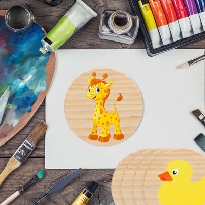 Engraved Eco Friendly Wood Coasters for Table Decoration Accessories Stocked Mats Pads