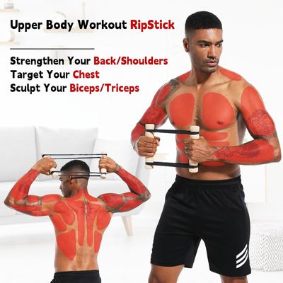 Customized Logo and Adjustable Resistance Bands Workout Upper Body Equipment for Home Gym