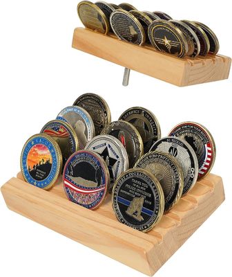 4x6x1inch Military Challenge Coin Holder Display Stand Rack for Custom Size Coins