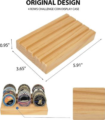 4x6x1inch Military Challenge Coin Holder Display Stand Rack for Custom Size Coins