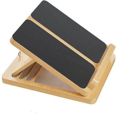 Adjustable Incline Board for Calf Stretching and Ankle Flexibility Wooden Slant Board