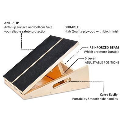 Elevate Your Fitness Routine with this Professional Slant Board and Calf Stretcher