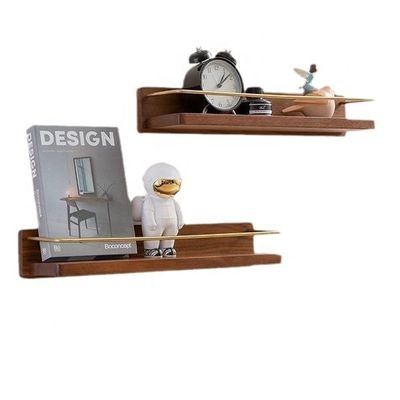 Modern Stylish Wall Shelf Hanging Storage Furniture Metal Wood Living Room Bookshelves