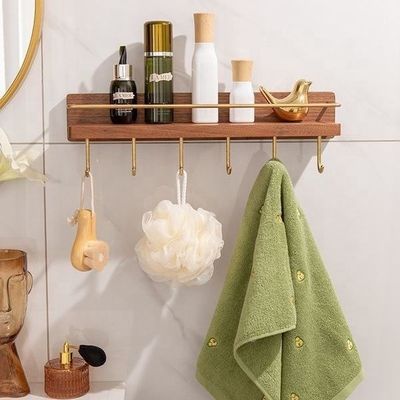 Modern Stylish Wall Shelf Hanging Storage Furniture Metal Wood Living Room Bookshelves