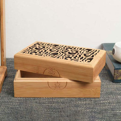 Reusable Eco Friendly Bamboo Wooden Gift Box Made of Solid Wood for Custom Promotions