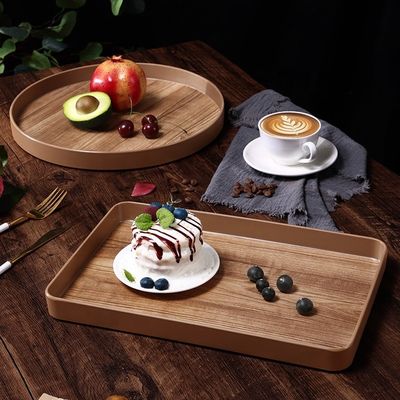 Customized Wooden Serving Tray in Your Choice or Plain Color for Modern Kitchen Storage