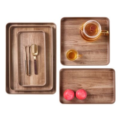 Customized Wooden Serving Tray in Your Choice or Plain Color for Modern Kitchen Storage