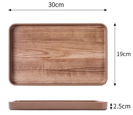 Customized Wooden Serving Tray in Your Choice or Plain Color for Modern Kitchen Storage