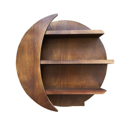 Living Room Furniture Wall Mounted Floating Moon Crystal Shelf for Essential Oil Storage