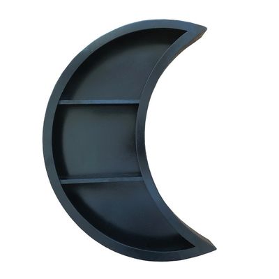 Living Room Furniture Wall Mounted Floating Moon Crystal Shelf for Essential Oil Storage