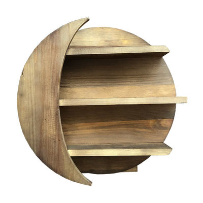 Living Room Furniture Wall Mounted Floating Moon Crystal Shelf for Essential Oil Storage