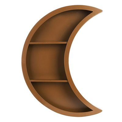 Living Room Furniture Wall Mounted Floating Moon Crystal Shelf for Essential Oil Storage