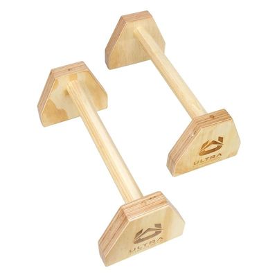OEM/ODM 202405 Ultra Fitness Wood Parallettes Set for L Sits and Handstand Push ups