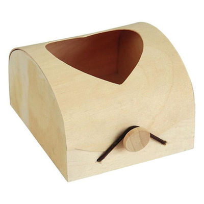 Custom Unfinished Soft Wood Birch Bark Handmade Cheese Cake Packaging Box for Gift