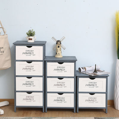 Modern French Style Tallboy Chest of Drawers with 4 Drawers Customized Logo Accepted