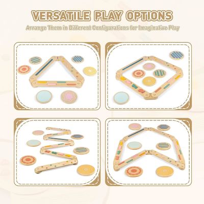 Sample Charge Free Toddler Balance Beam and Stepping Stones for Coordination Building