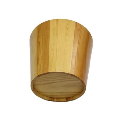 Wooden Ice Bucket Cooler Custom Wood Bucket in Plain Color or Your Choice