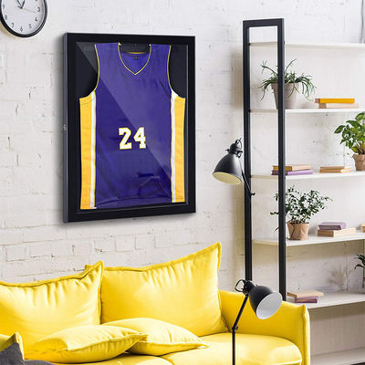 Uniform Memorabilia Display Case Wall Mounted Shadow Box with Acrylic Protection Lid