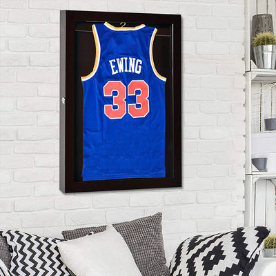 Uniform Memorabilia Display Case Wall Mounted Shadow Box with Acrylic Protection Lid