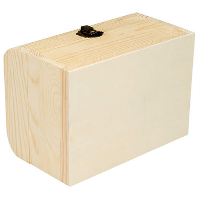 Latest Popular Luxury Unfinished Wooden Treasure Gift Boxes for DIY Art Project Crafts