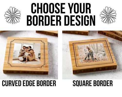 Wooden Photo Frame with Customizable Style Sample Charge Free or Will Be Returned Back