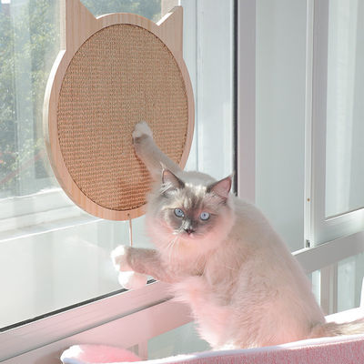 Animal Playing Cat Tree House Furniture with Modern Design and Laser Engrave Printing