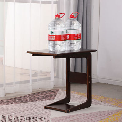 Modern Wooden Coffee Table Small Curved Pine Solid Wood for Living Room or Bedroom