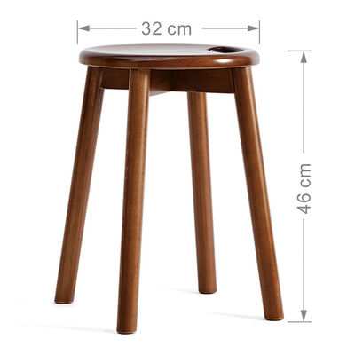 Mail packing N Modern Design Small Round Wood Stool for Kitchen Living Room Home Decoration Furniture Stool