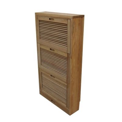 Wood Shoe Rack Storage Cabinet The Perfect Addition to Any Living Room Furniture