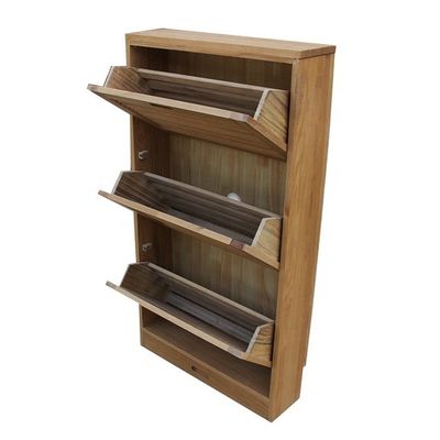 Wood Shoe Rack Storage Cabinet The Perfect Addition to Any Living Room Furniture