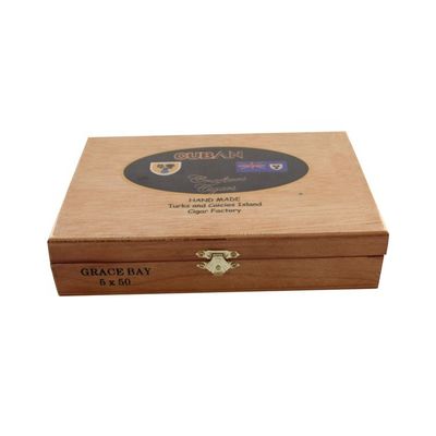 FSC Certified Handmade Wood Cigarette Box with Customized Logo Printing and Packaging