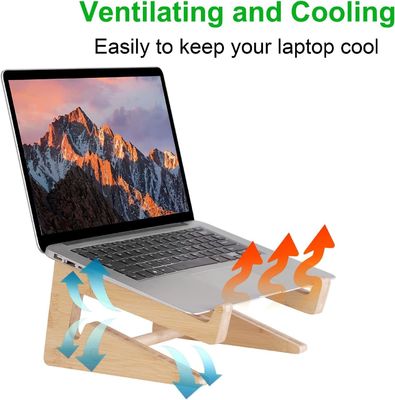 Wooden Wall Shelf Decoration Description Laptop Stand Compatible with Any Laptops