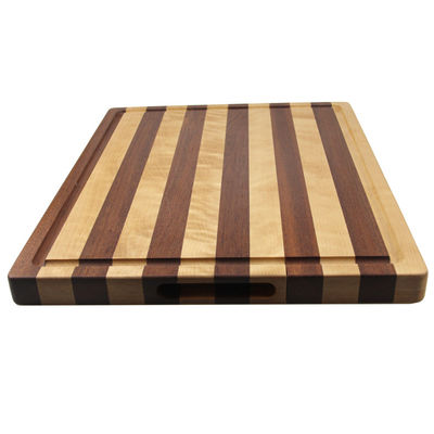 Customized Size Kitchenware Multi-functional Solid Wood Chopping Board with Handle