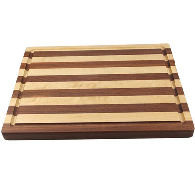 Customized Size Kitchenware Multi-functional Solid Wood Chopping Board with Handle