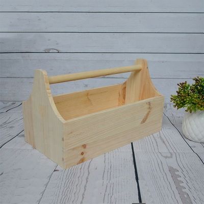 Customized Logo Acceptable and Printing Laser Engrave Wooden Tool Box for Crafts Storage