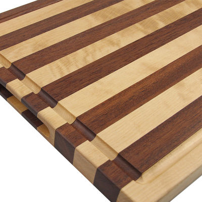 Customized Size Kitchenware Multi-functional Solid Wood Chopping Board with Handle