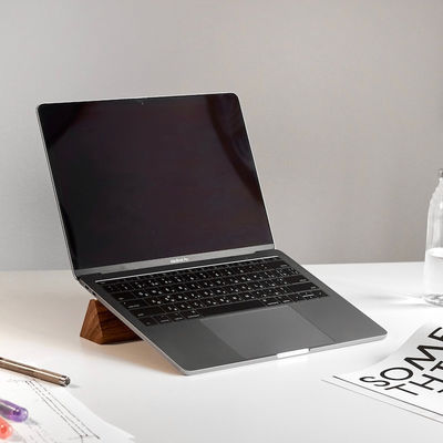 Functional Design Wood Laptop Stand for Macbook Multifunctional and Ergonomic
