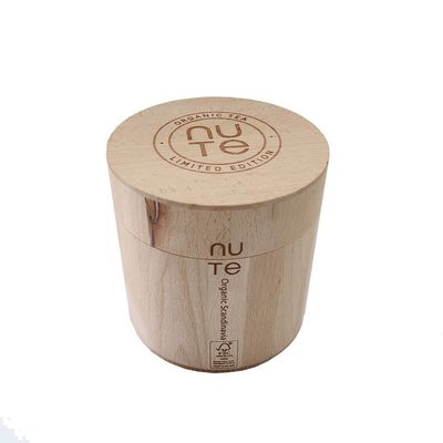 Handmade Solid Wood Candle Jar Vintage Design Painted Technique Oak Material Hot Item