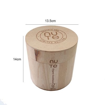 Handmade Solid Wood Candle Jar Vintage Design Painted Technique Oak Material Hot Item