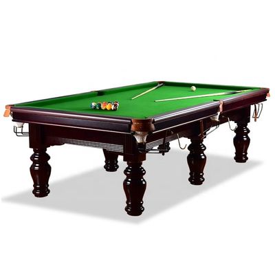 Wood Billiard Pool Tables for Leisure and Entertainment Wood Leg Material