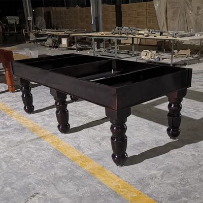 Wood Billiard Pool Tables for Leisure and Entertainment Wood Leg Material