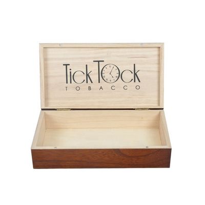 Customizable Logo and Color Wooden Cigarette Case with Varnished Finish