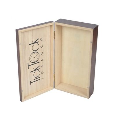 Customizable Logo and Color Wooden Cigarette Case with Varnished Finish